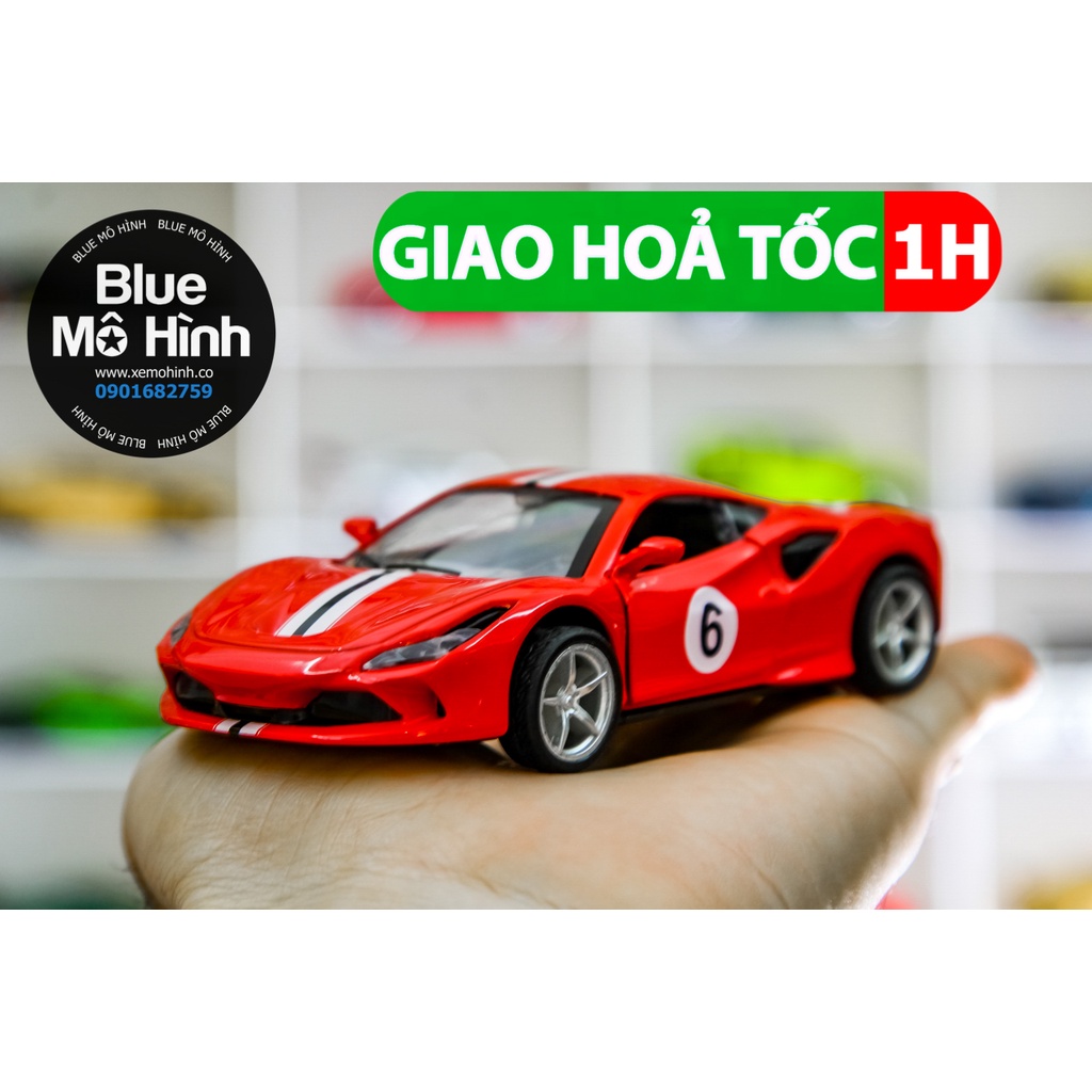 Blue mô hình | Mô hình xe Ferrari F8 Tributo 1:36 Đỏ