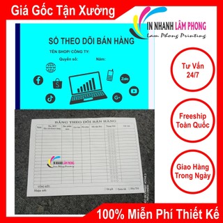 Sổ bán hàng online, sổ quản lý bán hàng a4, a5 có tình trạng đơn hàng