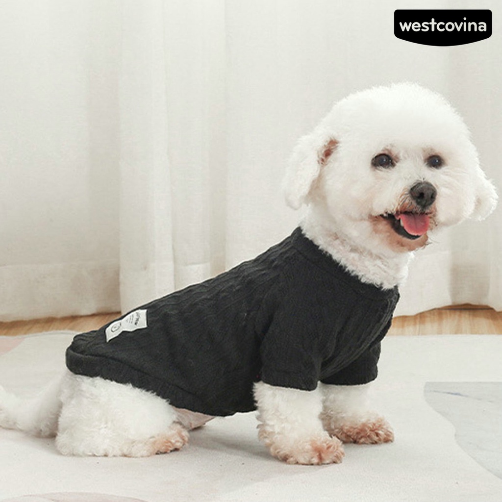 [COD]♘Áo Len Mềm Mại Co Giãn Thoải Mái Cho Thú Cưng