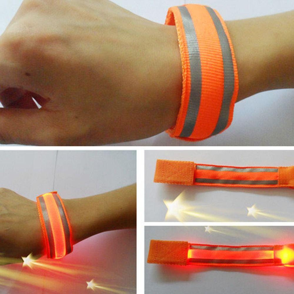 SHOUKEY Băng Cánh Tay Chạy Bộ Ban Đêm Điều Chỉnh Được 8 Màu Dạ Quang