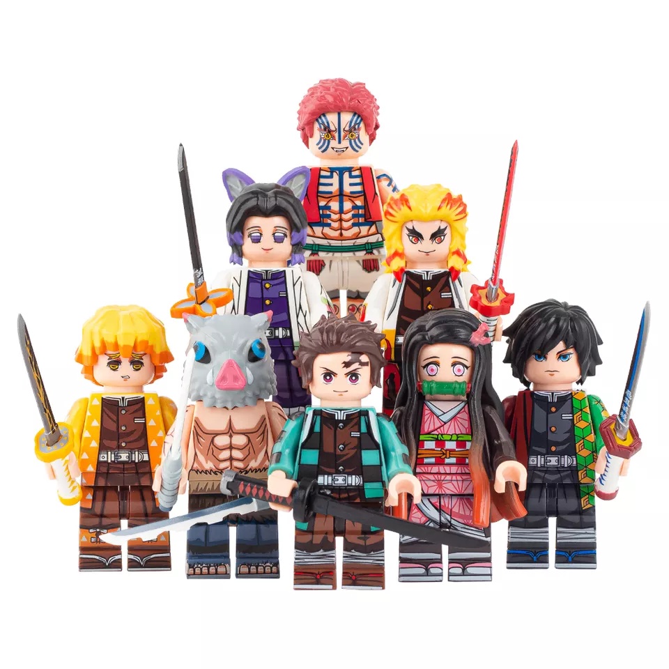 Mô Hình Nhân Vật Phim Hoạt Hình Agatsuma Zenitsu Tanjirou Nezuko Zenitsu