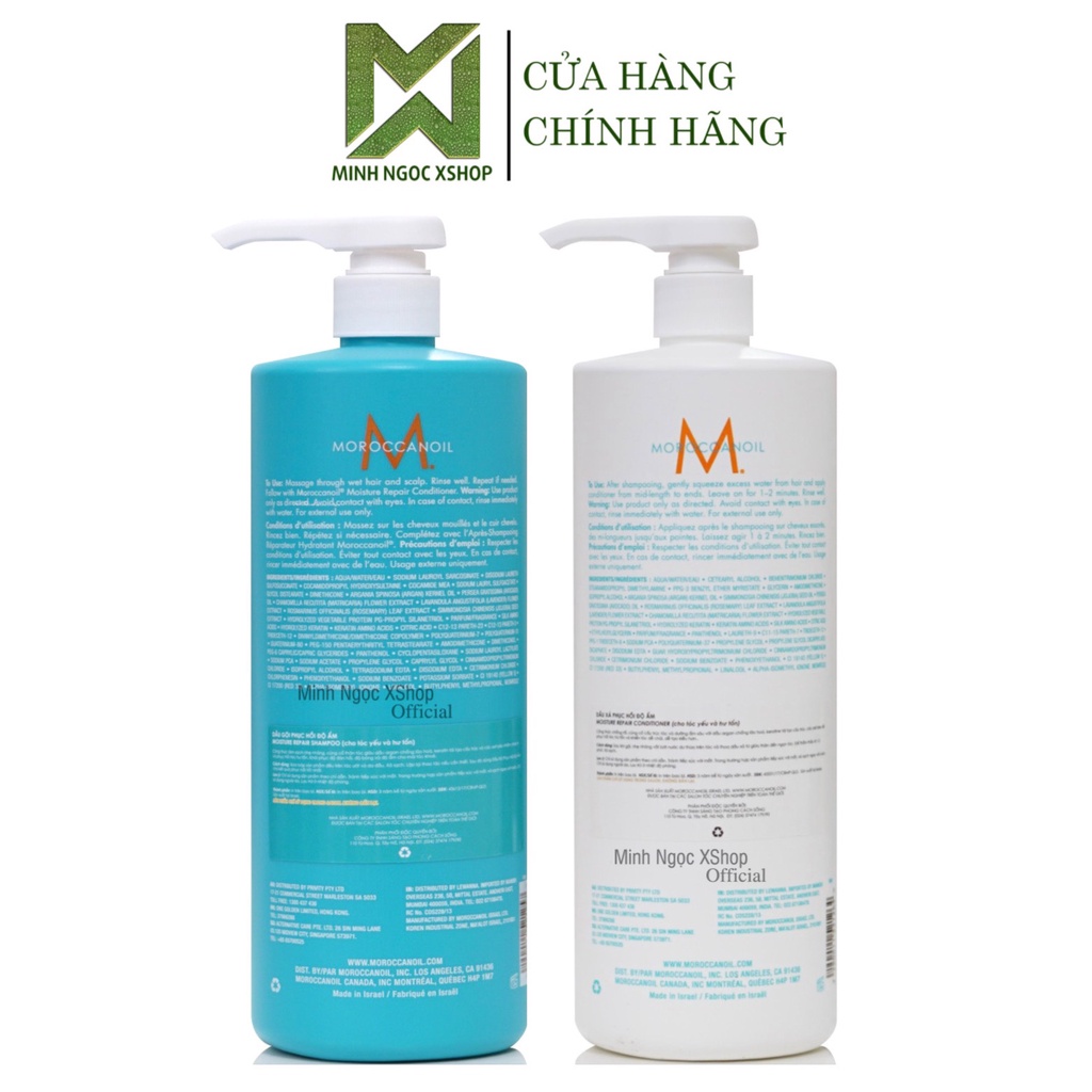 Dầu gội xả phục hồi độ ẩm Moroccanoil Repair 1000ML