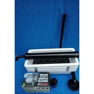 Combo bộ bơm atman 107s + phụ kiện hút mặt hút đáy + lọc baky 3 tầng và vật liệu lọc dành cho bể 1-2 khối