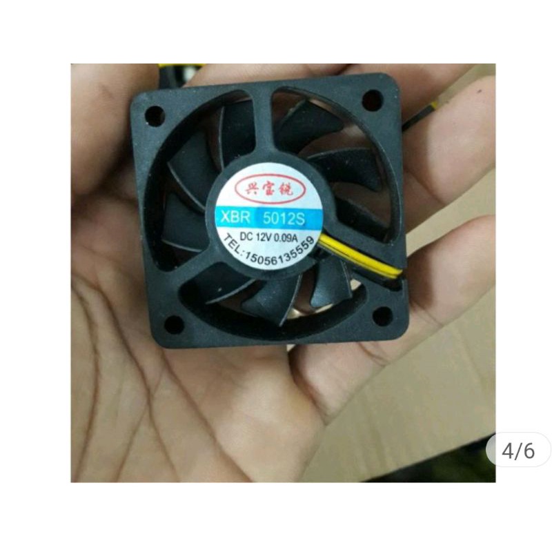 Quạt tản nhiệt _ quạt thông gió 12V DC 5x5x1