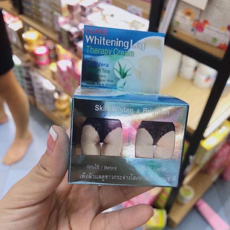 01 Kem Dưỡng Trắng Giảm Thâm Vùng Mông ISME WHITENING 50gr Thái Lan
