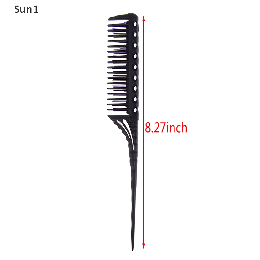 1 Lược Chải Tóc 3 Răng Tạo Kiểu Đuôi Chuột Độc Đáo