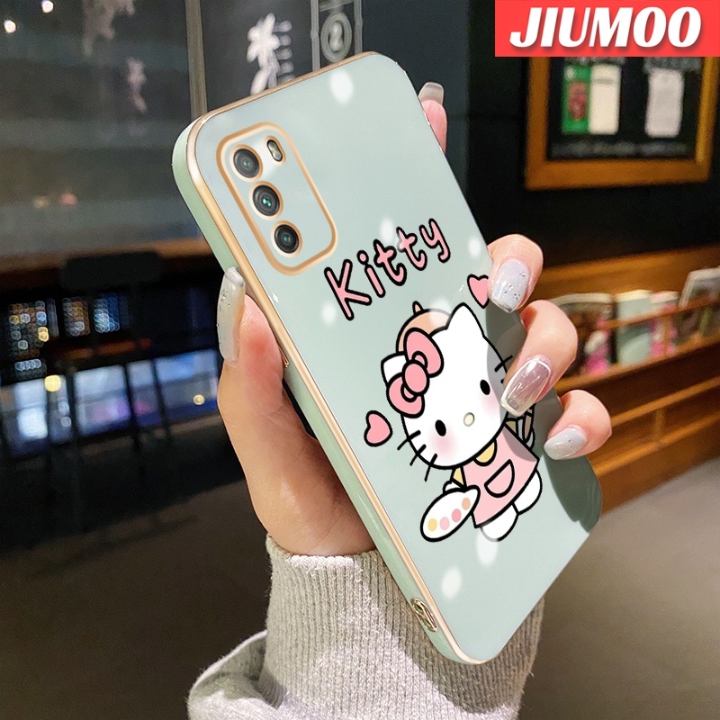 Ốp Điện Thoại Chống Sốc Bảo Vệ Ống Kính Máy Ảnh Hình Hello Kitty Cho Xiaomi MI POCO M3