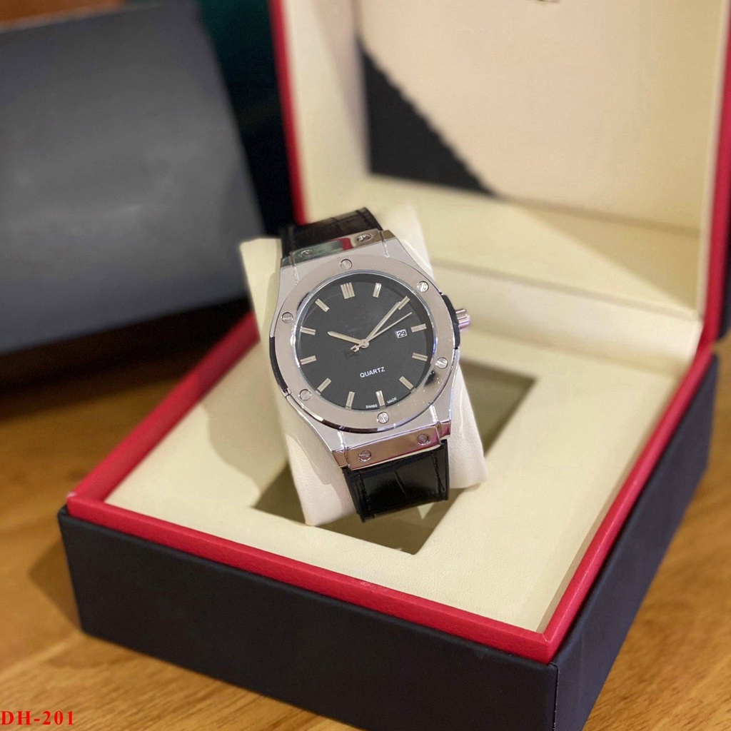 Đồng hồ nam Hub 201 - 42mm classic - Máy pin Bảo hành 12 tháng