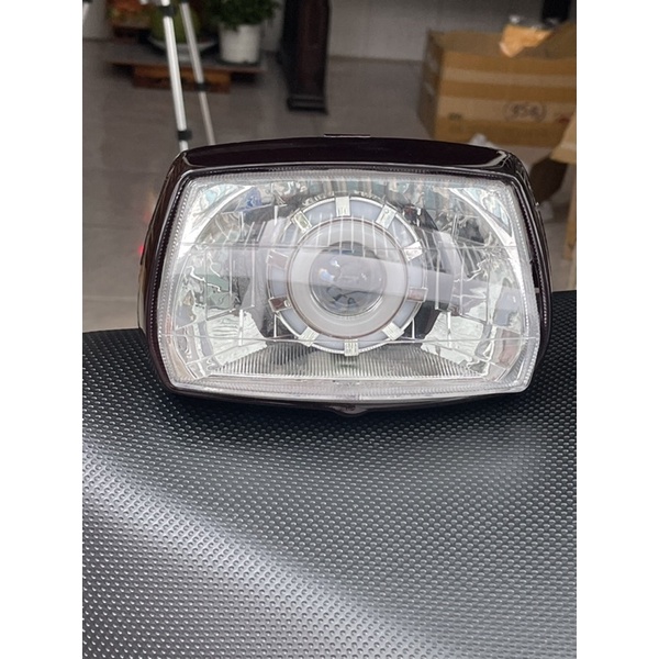 Bộ pha đèn led bi cầu siêu đẹp cho xe Dream - Cả Bộ Bóng Và Pha Đèn