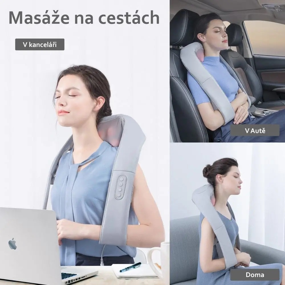 Đai Massage Naipo oCuddle-C1 - Massage Đá Nóng - Giả Lập Bấm Huyệt - Thương Hiệu Đức - Hàng Xuất USA - Mới 100% Sealbox