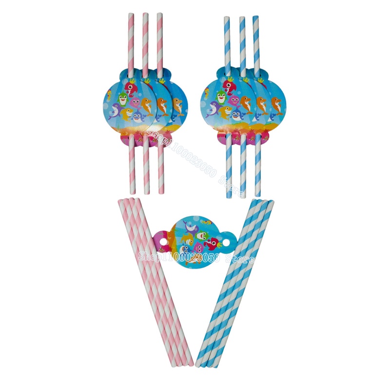 Bộ Bong Bóng Hình Cá Mập Dễ Thương Dùng Trang Trí Tiệc Sinh Nhật Cho Bé DIY