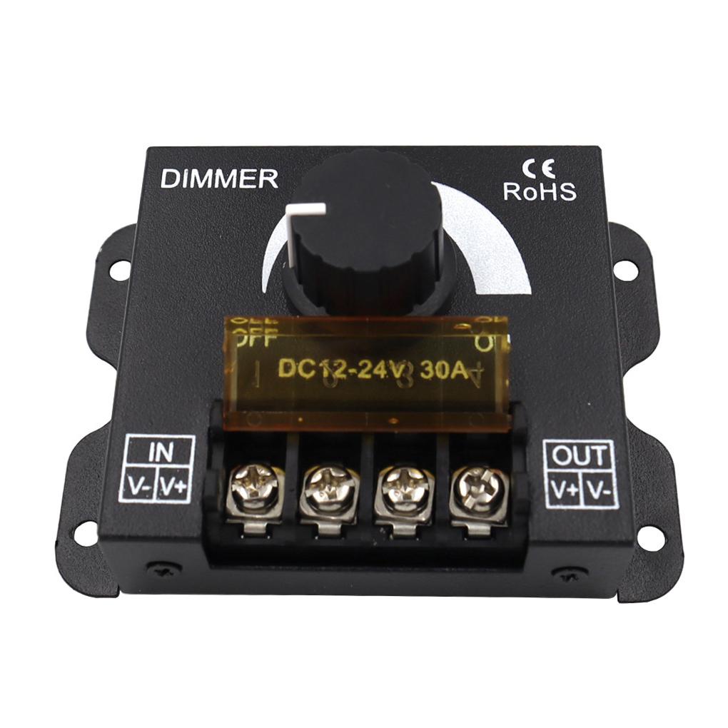 Công Tắc Điều Chỉnh Độ Sáng Đèn DC 12-24V 0-100%