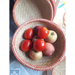 combo (1 rổ tre+ 1 rá tre) 30 cm