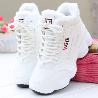 Giày Thể Thao Cotton Đế Dày Giữ Ấm Mùa Đông Phong Cách Hàn Quốc Mới 2022 Cho Nữ
