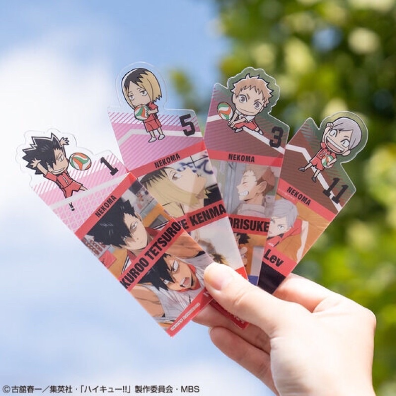 Pack Haikyuu Bookmark - Chính hãng