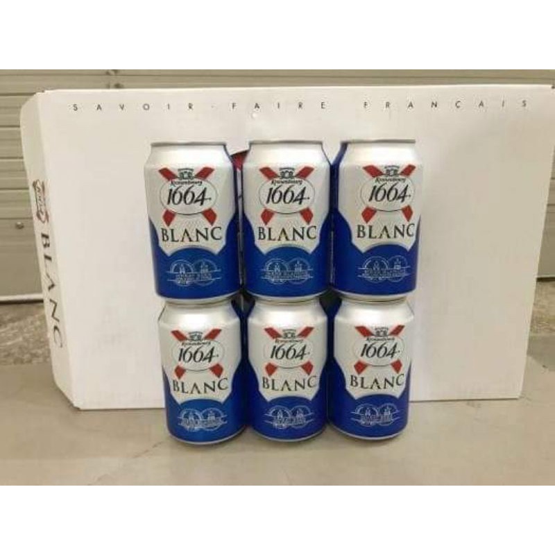 Thùng 12 lon bia Blanc 330ml