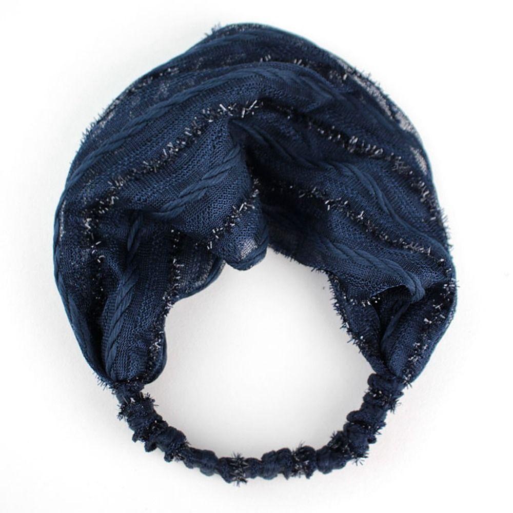 TWINKLE Băng đô cài tóc rửa mặt Bản Rộng Co Giãn Chống Trượt Phong Cách Vintage Hàn Quốc