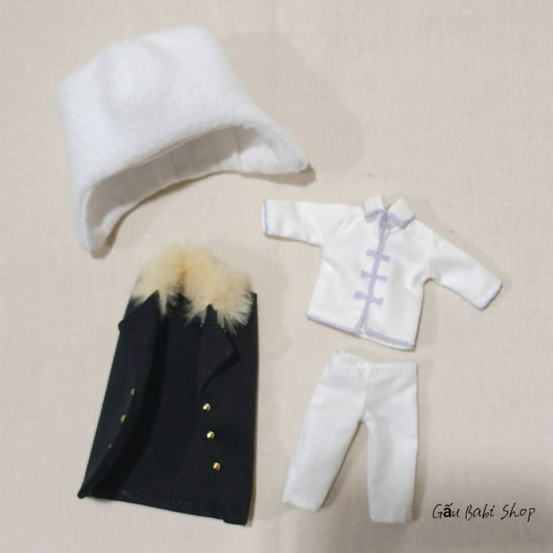 Set đồ cho búp bê size nendoll, 1/8, 1/6, 5inch, animator