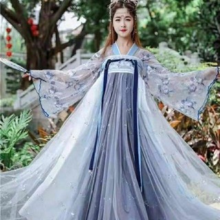 [CÓ SẴN] Hán Phục Cổ Trang Hoa Thần Phú Thắt Eo