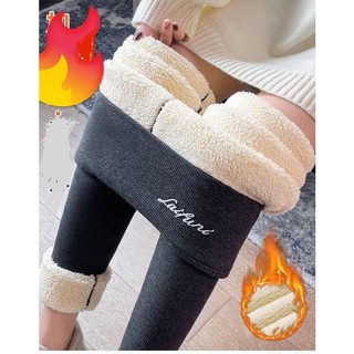  Quần legging lót lông cừu nữ siêu dày ấm áp{Quảng Châu} sư 