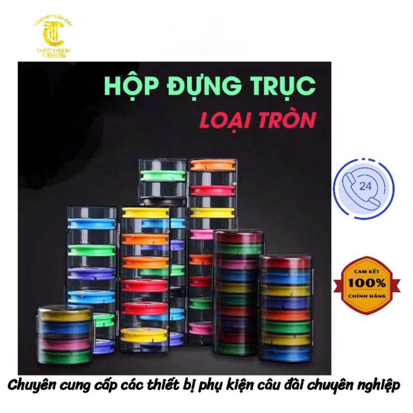 Hộp trục tròn - phụ kiện câu đài