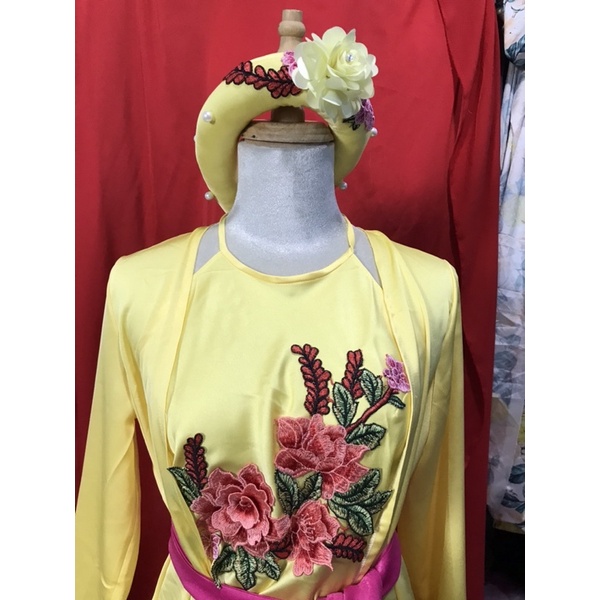 Set tứ thân kèm mấn