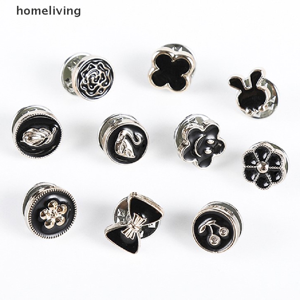 Set 10 Ghim Cài Áo Đính Ngọc Trai Dễ Thương Chống Chói Tiện Dụng