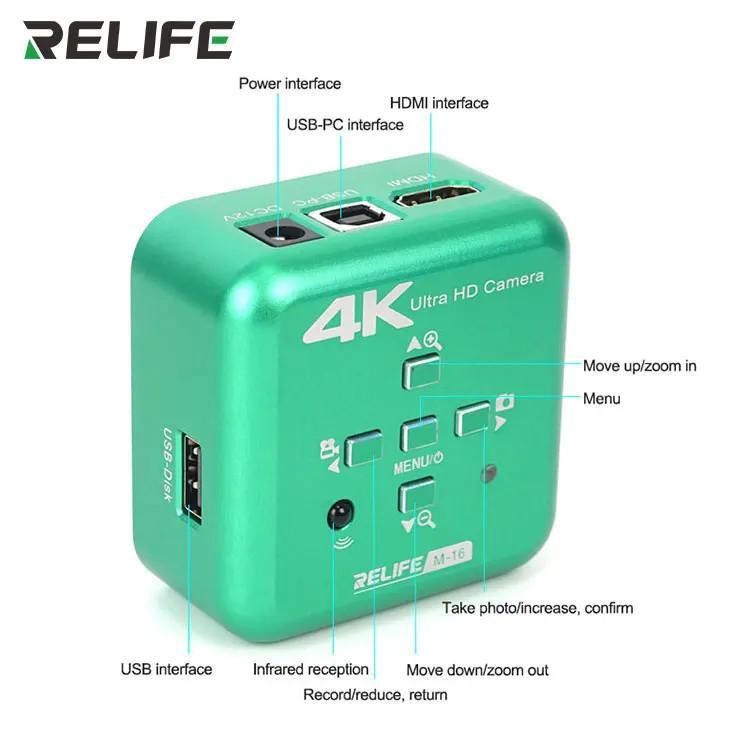 [Chính hãng] Camera gắn kính hiển vi Relife M-16 HD 4K 30fsp kết nối HDMI / USB