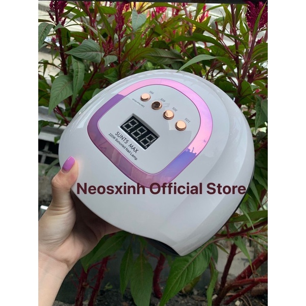 Máy Hơ Gel Hơ Sơn Móng Tay Gel Sun T5 MAX 220W Đèn UV LED Neosxinh Nails