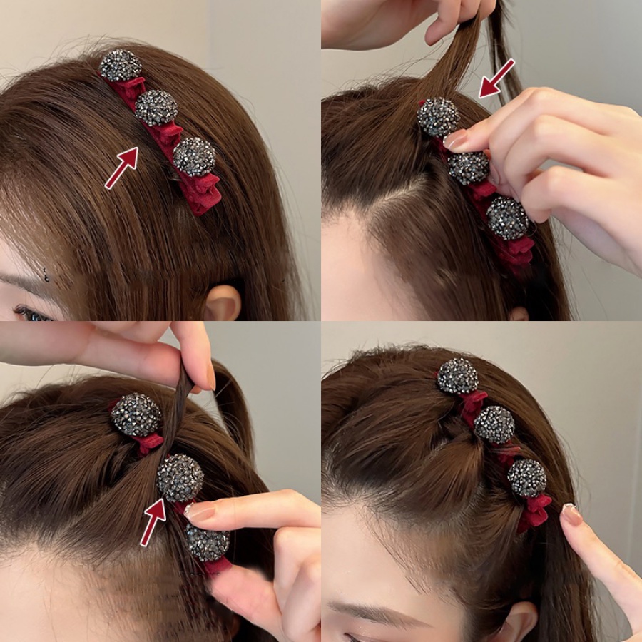 Kẹp TóC ĐíNh Kim Cương Giả LấP LáNh ThờI Trang Cho Nữ