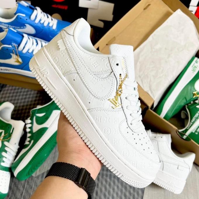 Giày Nike_LV AF1, Giày Air Force 1 LV 3 Phiên Bản Màu Sắc Nam Nữ Thể Thao Thời Trang Hàng Cao Cấp Full BoxTất vớ nam nữ