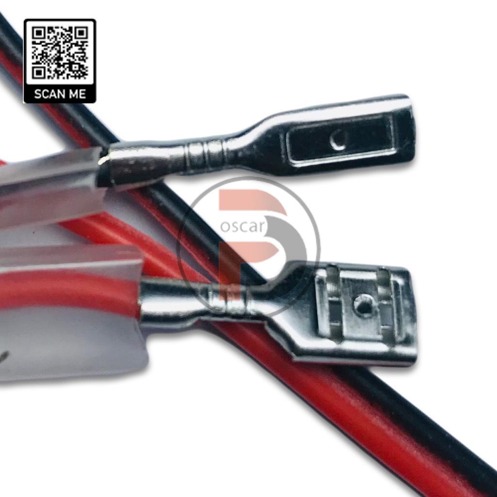 Dây loa AWG 20-22 đã bấm cos và bọc mút eva 25cm