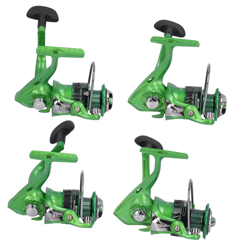 Có thể bán buôn MX Spinning Fishing Reels Cơ thể kim loại mạnh mẽ Tỷ lệ bánh răng 5,2: 1 cho nước mặn nước ngọt Vermont055 Hàng giao ngay