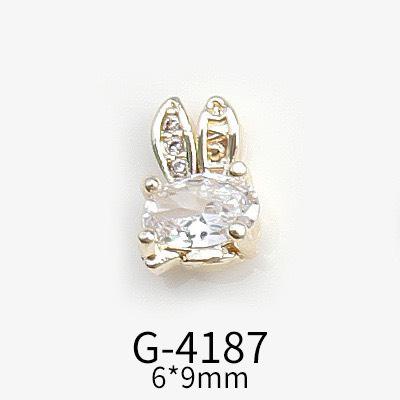 Charm nail thỏ đính đá cao cấp hot trend