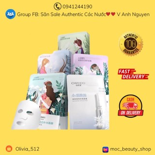 [Đủ bill] Set 20M, 21M mặt nạ Chando cô gái Hymalaya cấp ẩm, dưỡng da - olivia_512/moc_beauty