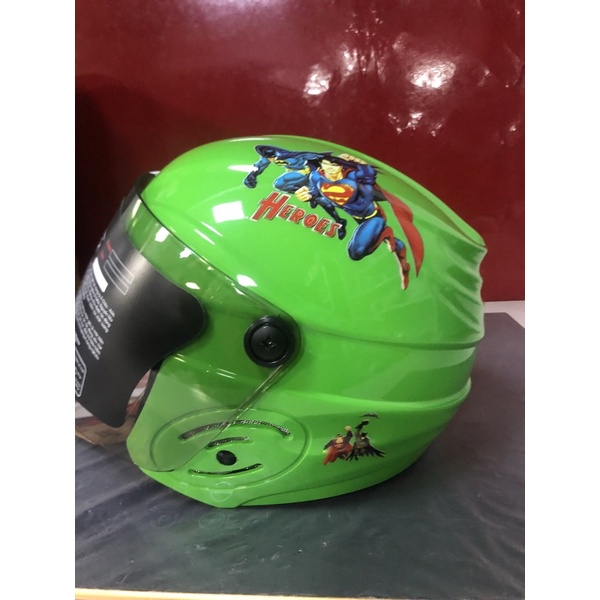 Mũ bảo hiểm 3/4 trẻ em Asia siêu nhẹ cao cấp- nhiều màu