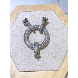 1 khóa cài micro đính đá zircon dùng làm trang sức diy