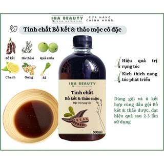 ̃Tinh chất bồ kết và thảo mộc Ina Beauty, hỗ trợ điều trị rụng tóc, tóc bạc