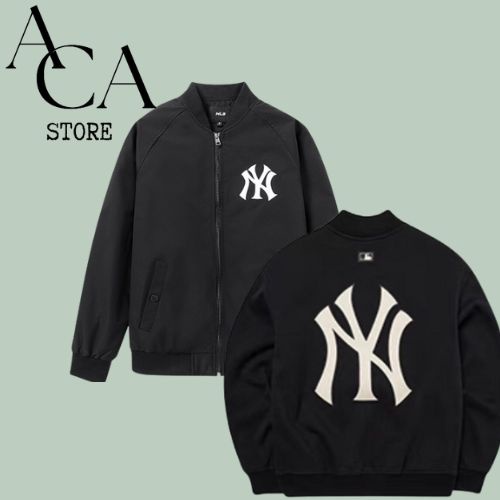 Áo Bomber Da Lộn MLB Cao Cấp , chất dày dặn chuẩn from , tag mác đầy đủ , hàng chính hãng ACA STORE