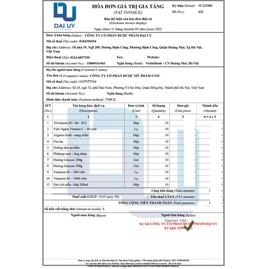 Trivitamin 3B hộp 100 viên nén - Bổ sung vitamin B1- B6 - B12 - Chika