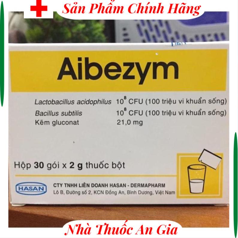 Men vi sinh Aibezym- bổ sung vi khuẩn có lợi cho đường tiêu hóa và tăng cường khả năng miễn dịch  b