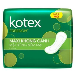 8 Gói Kotex Freedom Mặt Bông Dày Không Cánh
