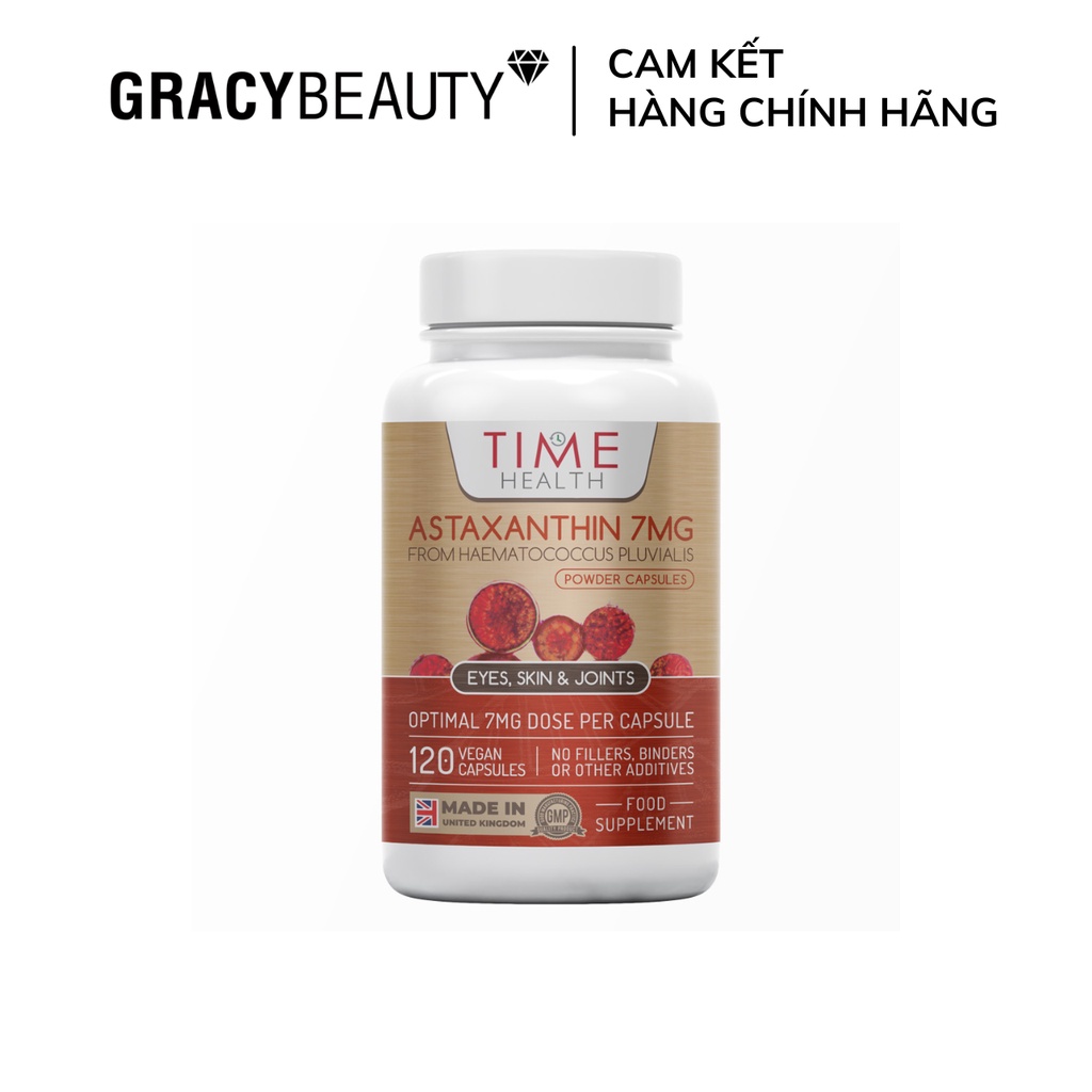 Viên uống oxi hoá Astaxanthin 7mg 120v
