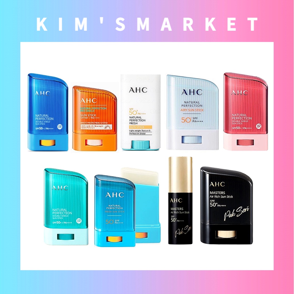 ✨AHC✨Kem chống nắng Natural Perfection Natural Perfection Sun Stick(Fresh, Double Shield, Pro Shield, Airy, Masters Air Reach)/ mỹ phẩm Hàn Quốc. Chăm sóc da Hàn Quốc. Hàn Quốc