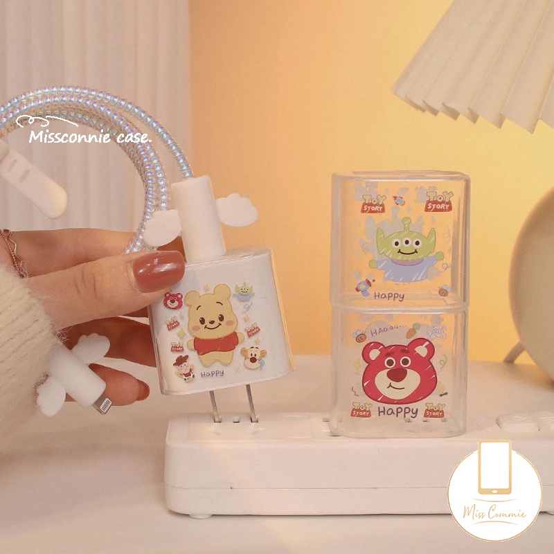 Vỏ Bọc Bảo Vệ Dây Cáp Sạc USB 5 Trong 1 Hình Shin-chan Chibi Maruko Đáng Yêu