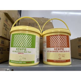 XỐT MAYONNAISE BASE TYPE HORECA KEWPIE 3KG HOẶC MAYO ĐẦU BẾP 3KG DÀNH CHO NHÀ HÀNG, QUÁN ĂN