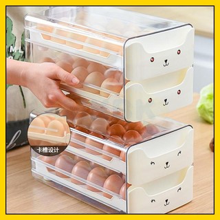 Hộp trứng khay đựng trứng trong tủ lạnh ngăn kéo kép hộp để trứng hộp đựng trứng khay bảo quản trứng hộp nhựa nhà bếp tủ lạnh hộp bảo quản thực phẩm tủ lạnh hộp tủ lạnh
