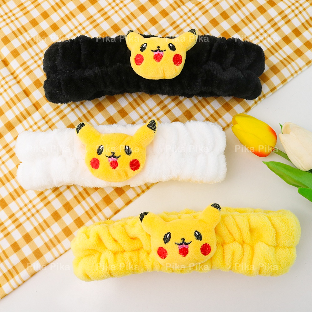 Băng đô rửa mặt, trang điểm hình PIKACHU dễ thương cute PK0066 TooYoo