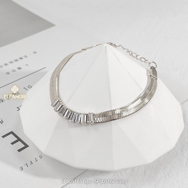 Lắc tay nữ Eleanor Accessories thiết kế đính đá độc đáo phụ kiện trang sức sang trọng cá tính