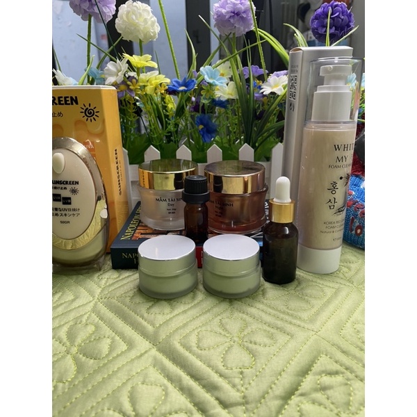 BỘ NÁM TÀN NHANG , MỤN LCL THÂM MẮT ,CHÂN SÂU DA NHIỀU NẾP NHĂN LÃO HOÁ DA BỊ  COD